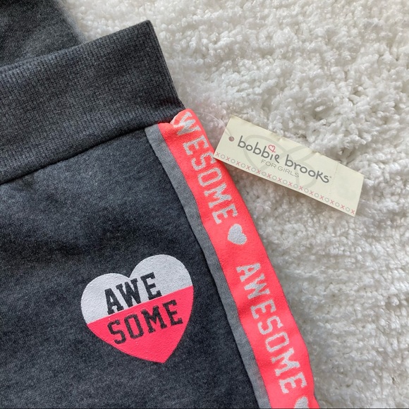 NWT Bobby brooks for girls sweat pants m7/8 - Picture 4 of 11